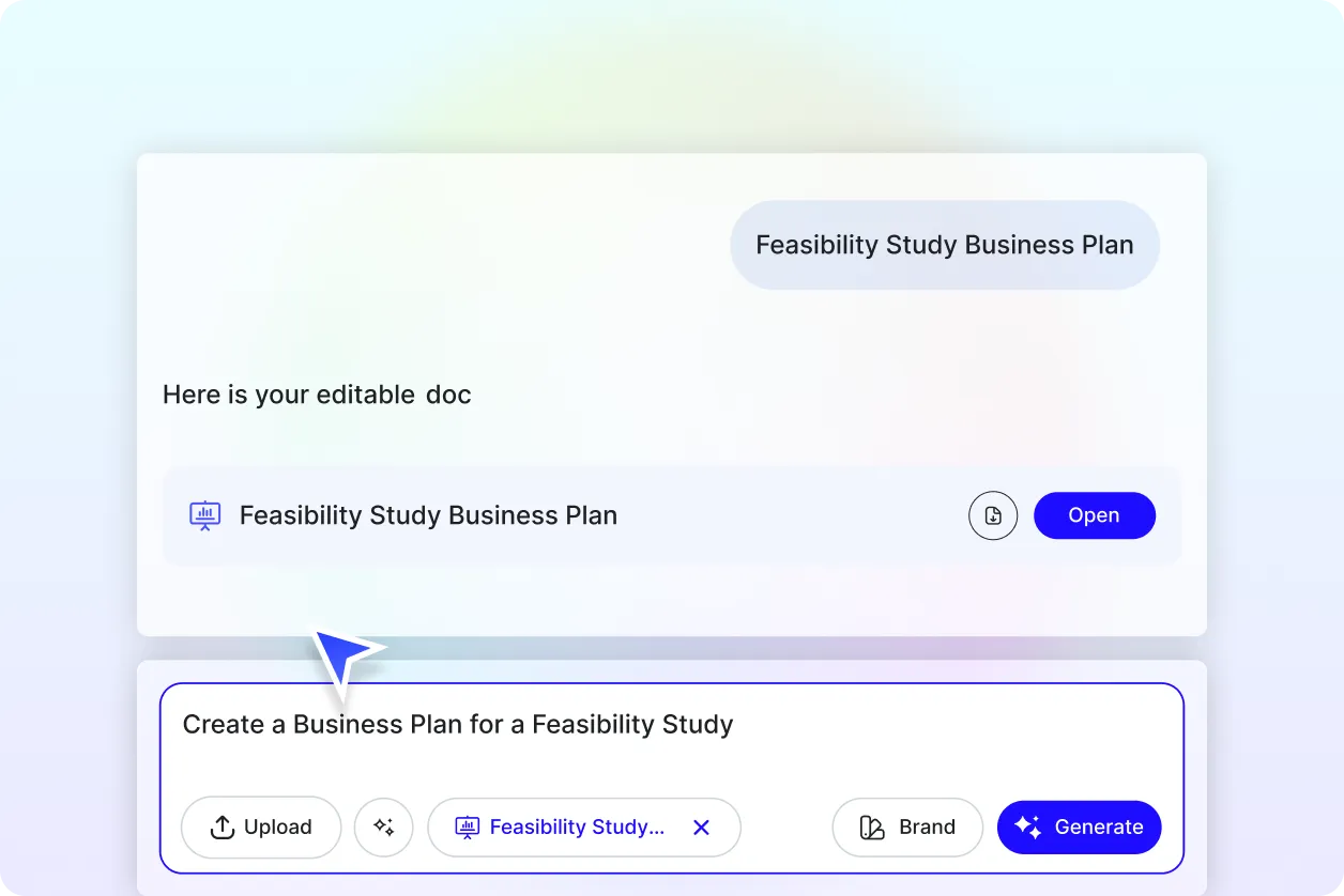 Free AI Feasibility Study Business Plan Generator, Free AI Feasibility Business Plan Maker Online